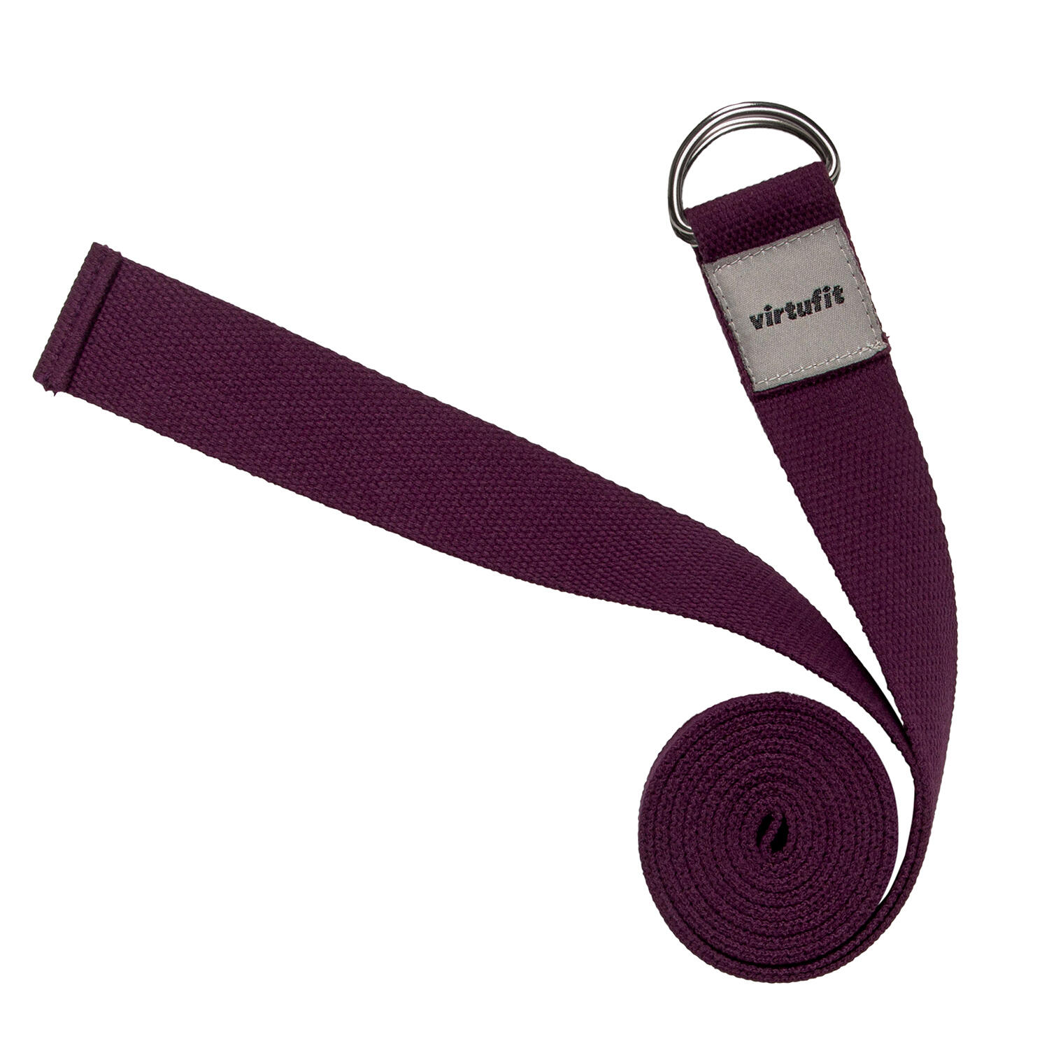 Ceinture de Yoga Premium - Coton - 250 cm - Mûrier 6/7