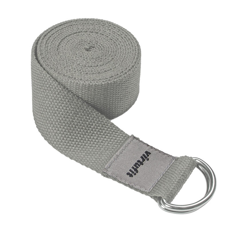 Centura Yoga VirtuFit Premium Yoga Belt - 250 cm - Gri
