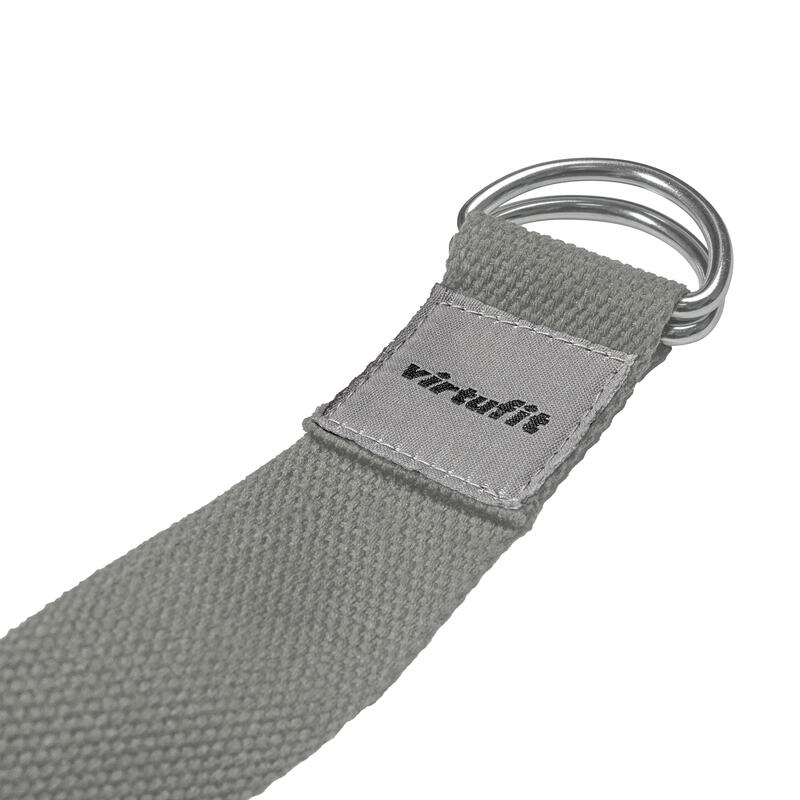Centura Yoga VirtuFit Premium Yoga Belt - 250 cm - Gri