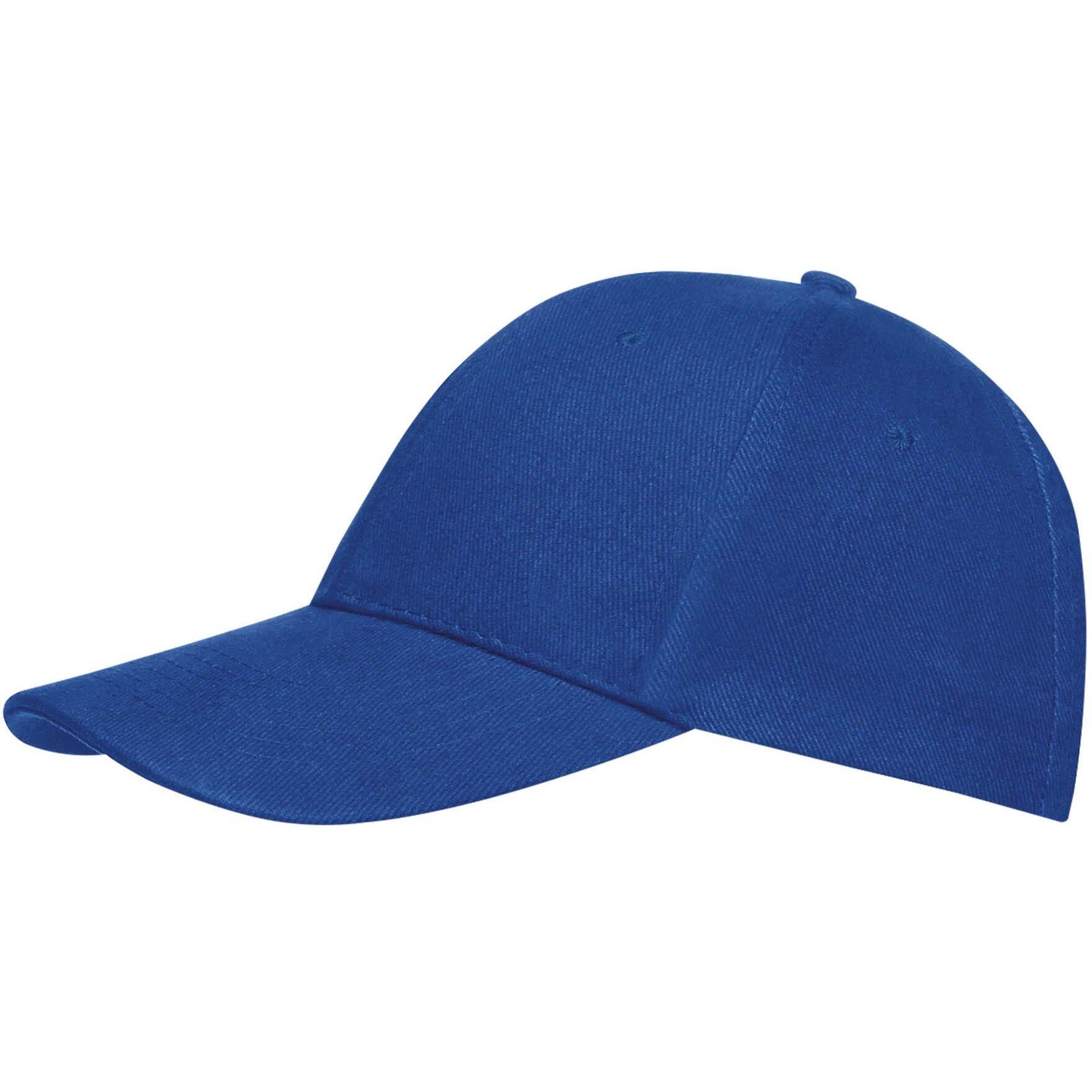 Unisex Buffalo 6 Panel Baseball Cap (Royal Blue) 4/6