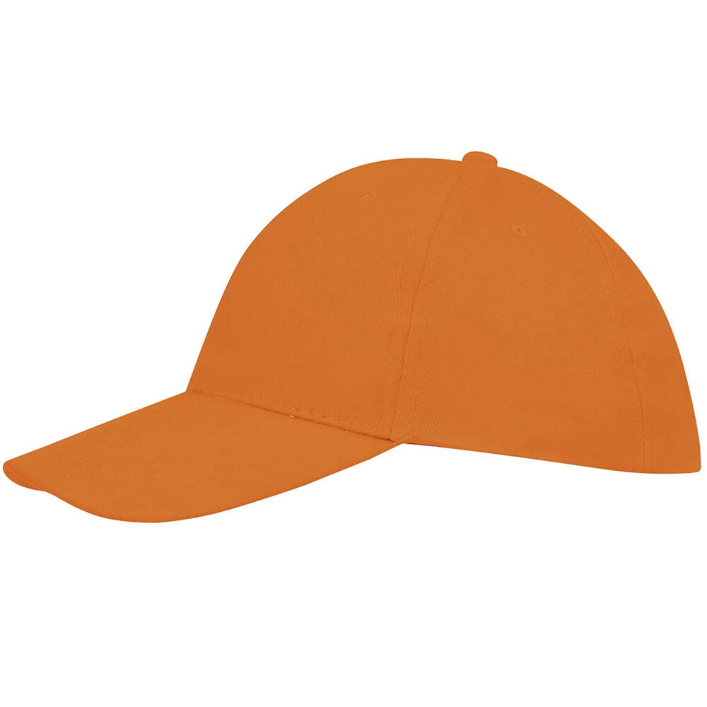 Unisex Buffalo 6 Panel Baseball Cap (Orange) 3/5
