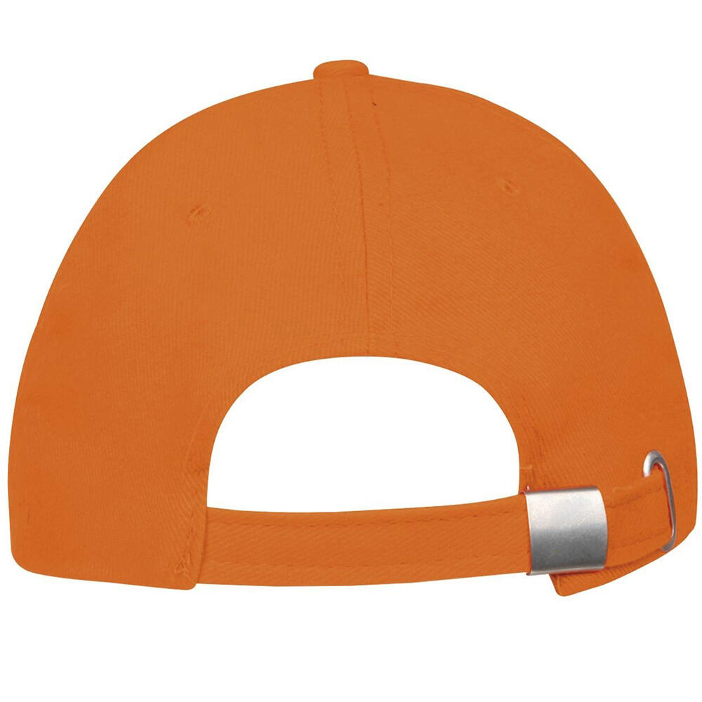 Unisex Buffalo 6 Panel Baseball Cap (Orange) 2/5
