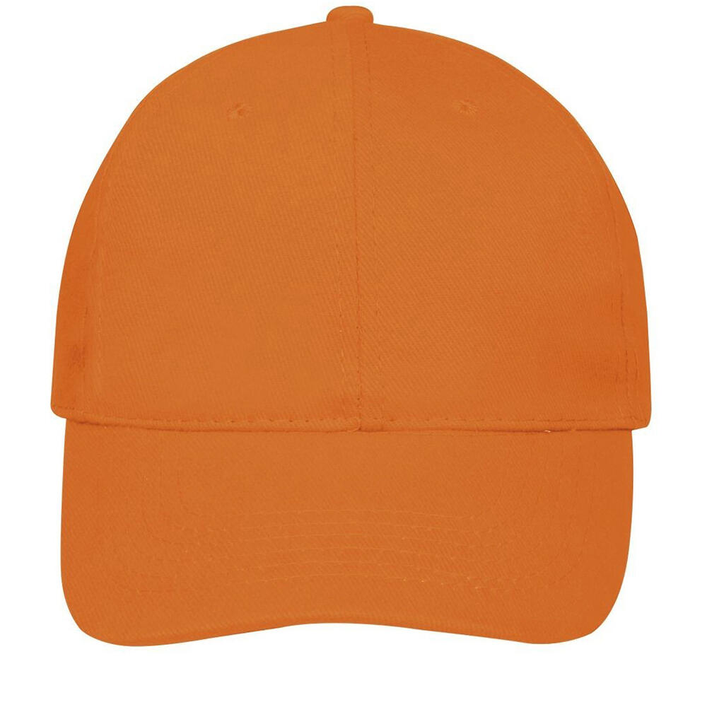 Unisex Buffalo 6 Panel Baseball Cap (Orange) 4/5
