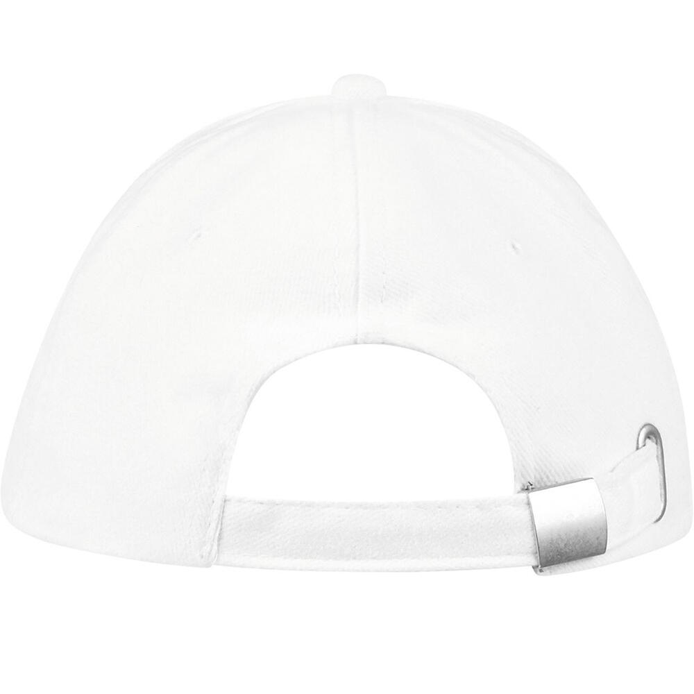 Unisex Buffalo 6 Panel Baseball Cap (White) 2/5