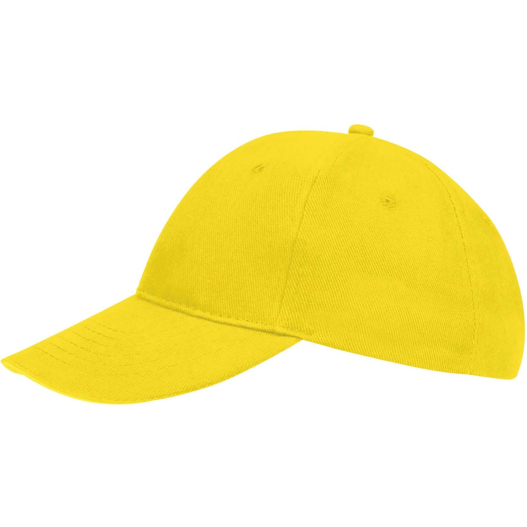 Unisex Buffalo 6 Panel Baseball Cap (Gold) 3/5