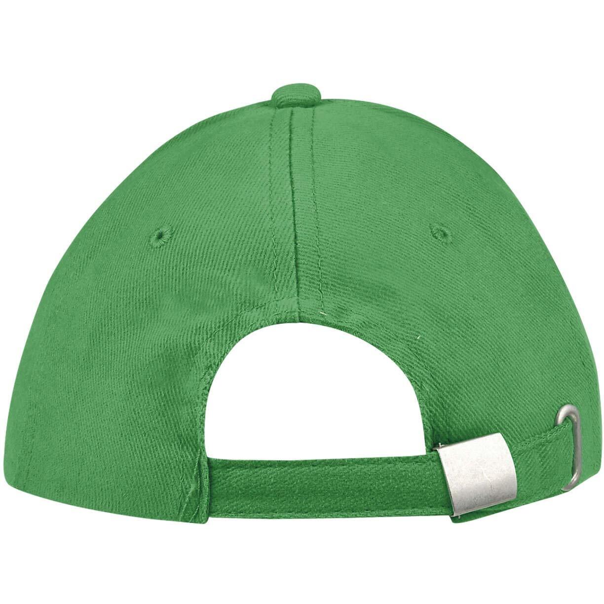 Unisex Buffalo 6 Panel Baseball Cap (Kelly Green/White) 2/5