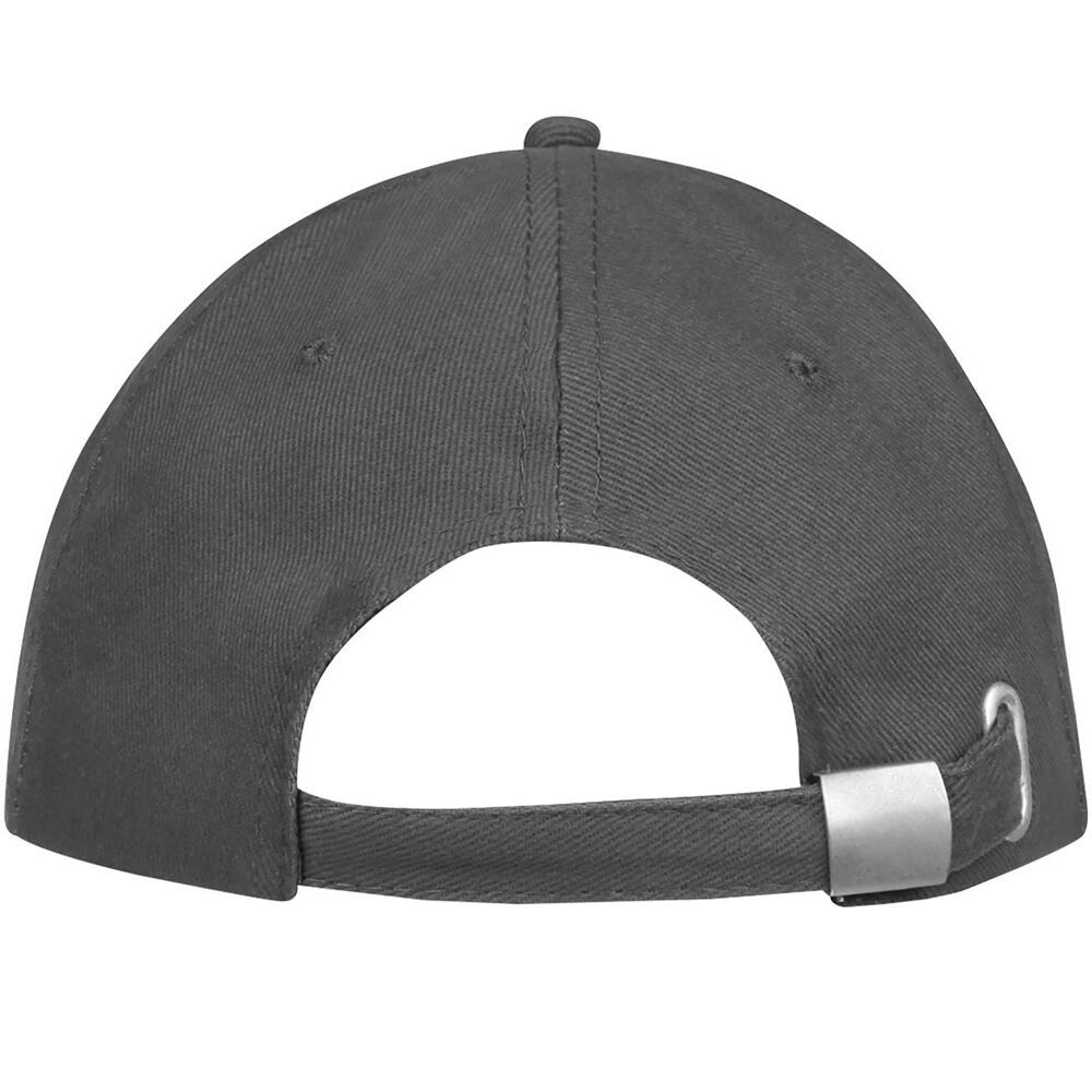 Unisex Buffalo 6 Panel Baseball Cap (Dark Grey/Light Grey) 2/5