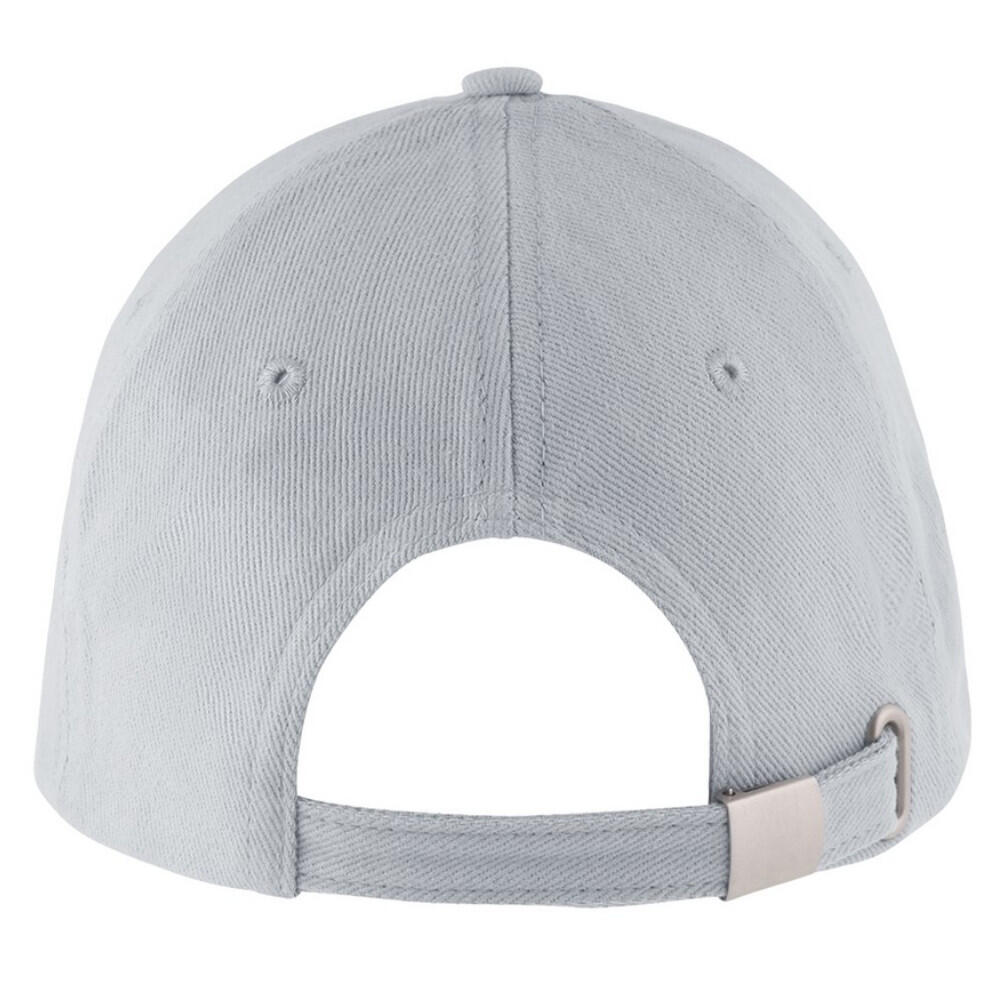 Unisex Buffalo 6 Panel Baseball Cap (Pure Grey) 2/4