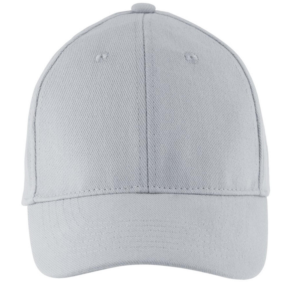 Unisex Buffalo 6 Panel Baseball Cap (Pure Grey) 3/4