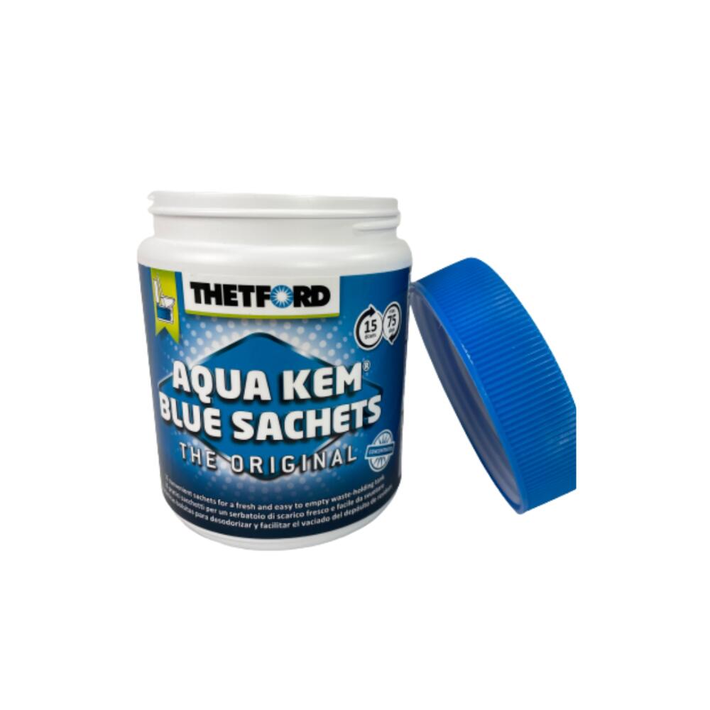 Thetford Aqua Kem Blue Toilet 15 Sachets Pack Cassette Portable Toilets 4/6