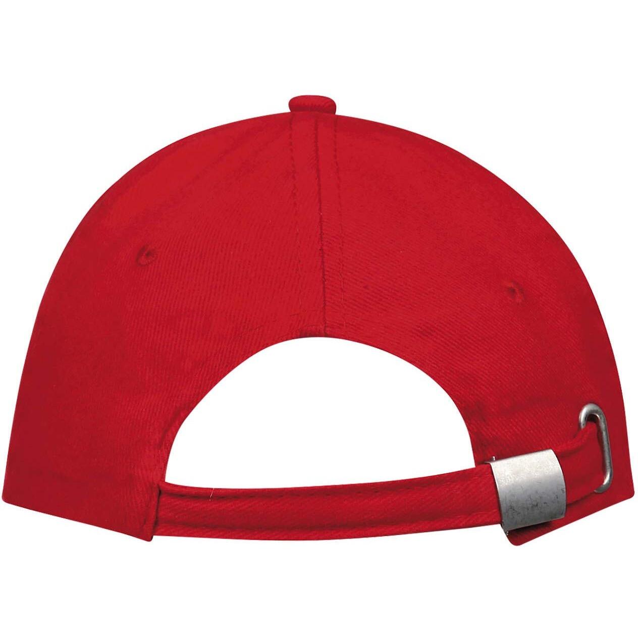 Unisex Buffalo 6 Panel Baseball Cap (Red) 2/5