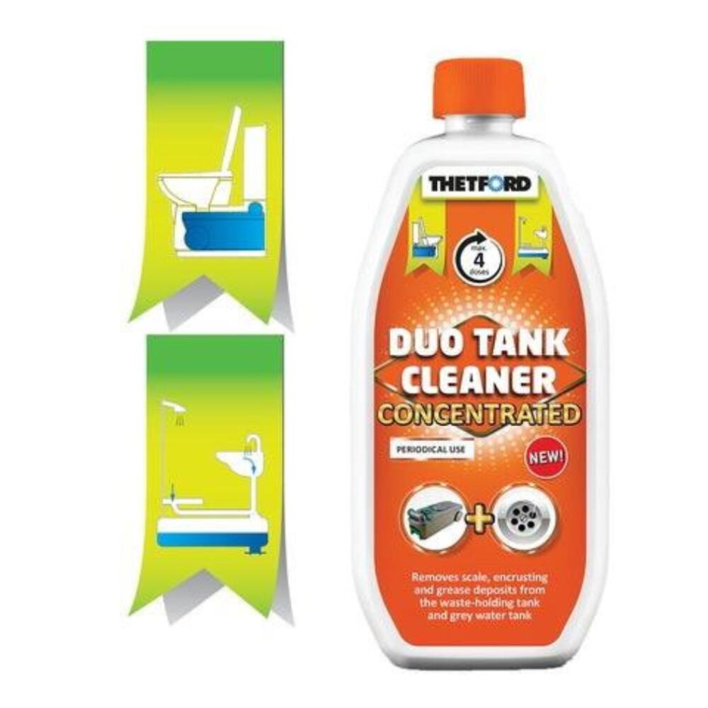 Thetford Duo Tank Cleaner Concentrated 800ml Limescale Grease Odours 3/5