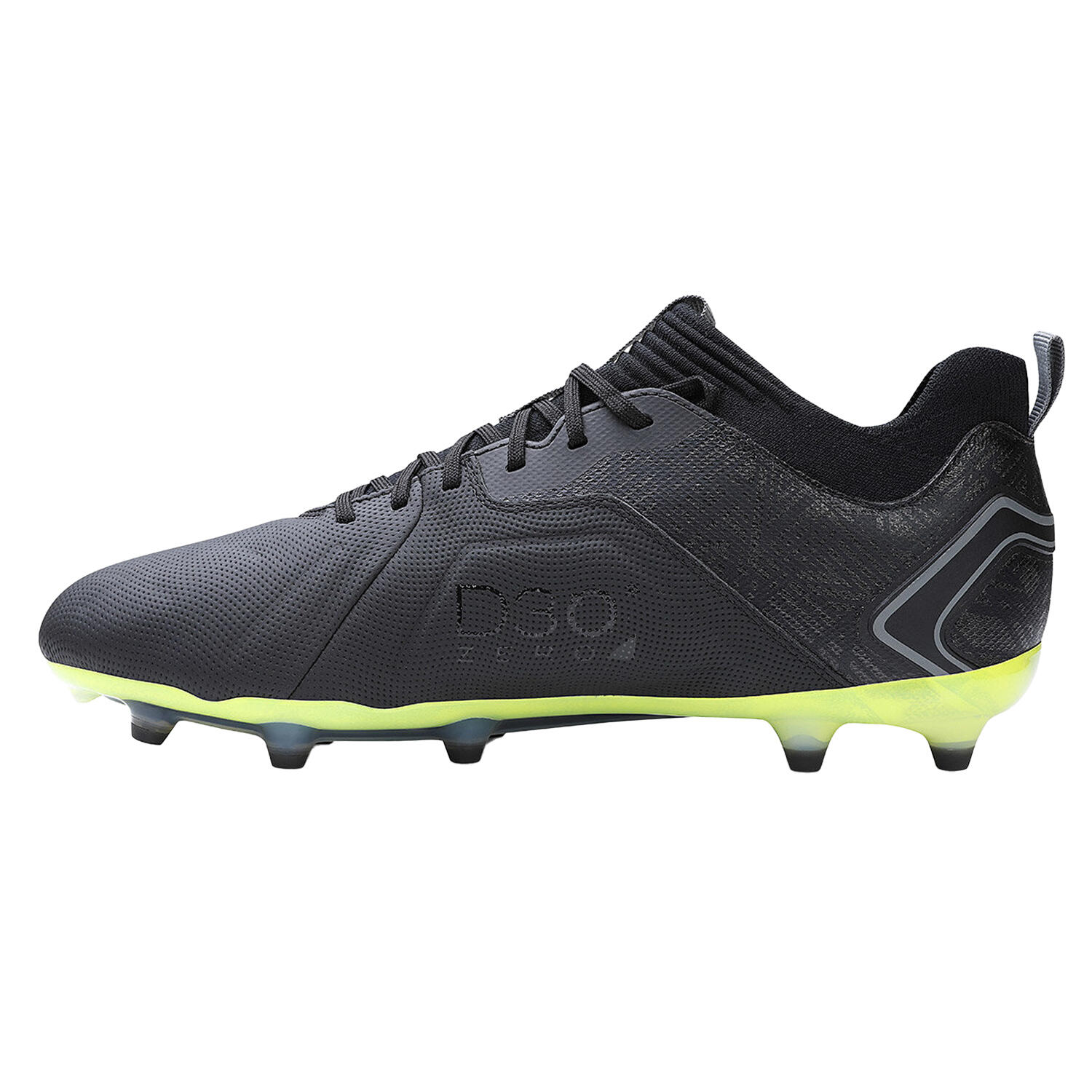 Stivali Per Terreni Duri Pelle Uomo Umbro Tocco 2 Pro Nero Grigio Sfumato Sobrio 2/4