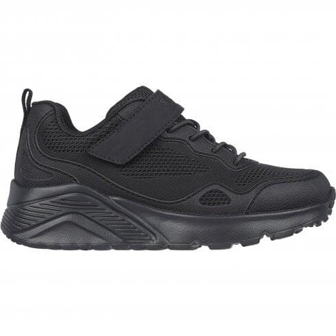 Tênis Pretos Uno Lite da Skechers Kid 7/7