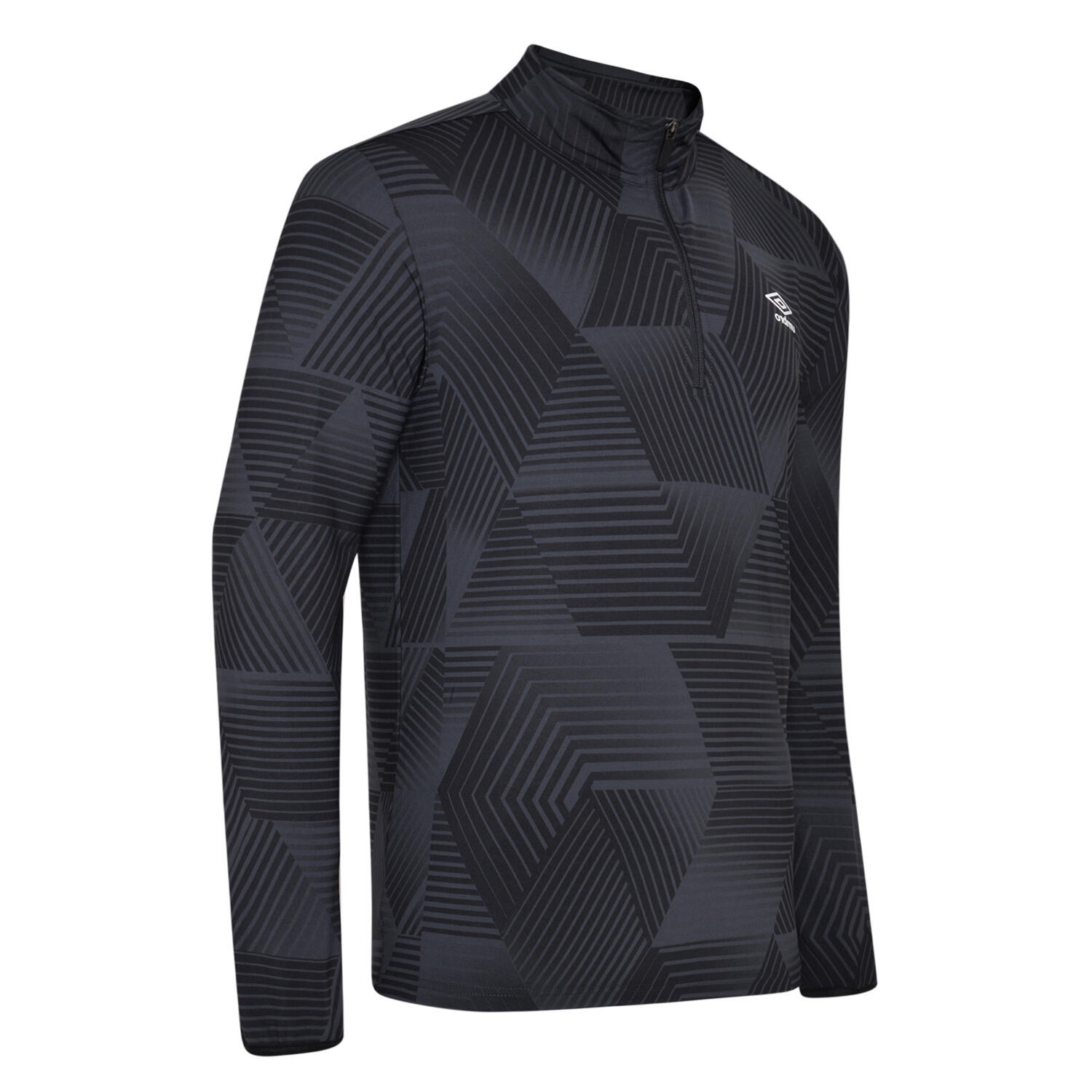 Top Allenamento Cerniera Ad Un Quarto Uomo Umbro Maxium Nero 3/3