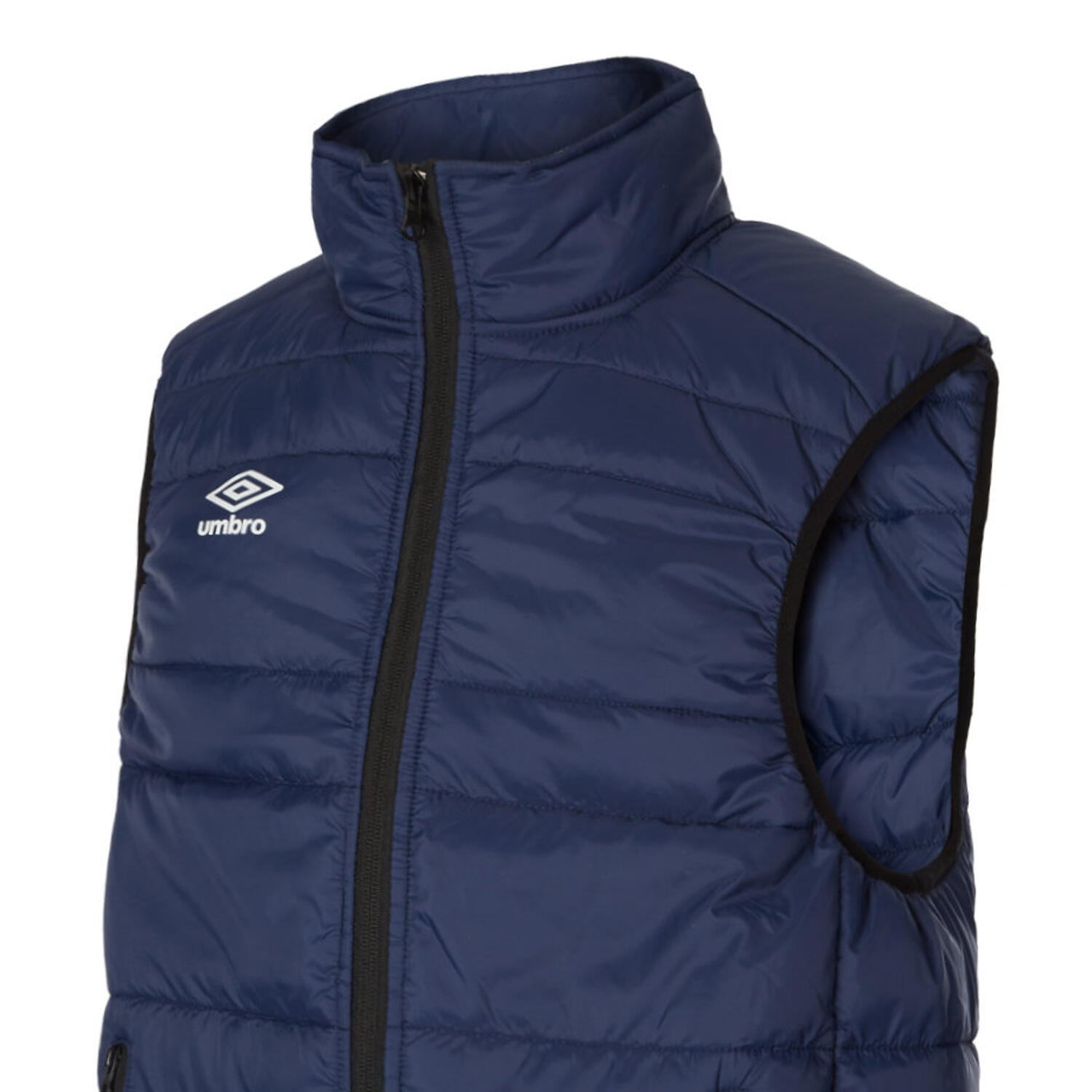 Childrens/Kids Club Essential Gilet (Dark Navy/White) 2/2