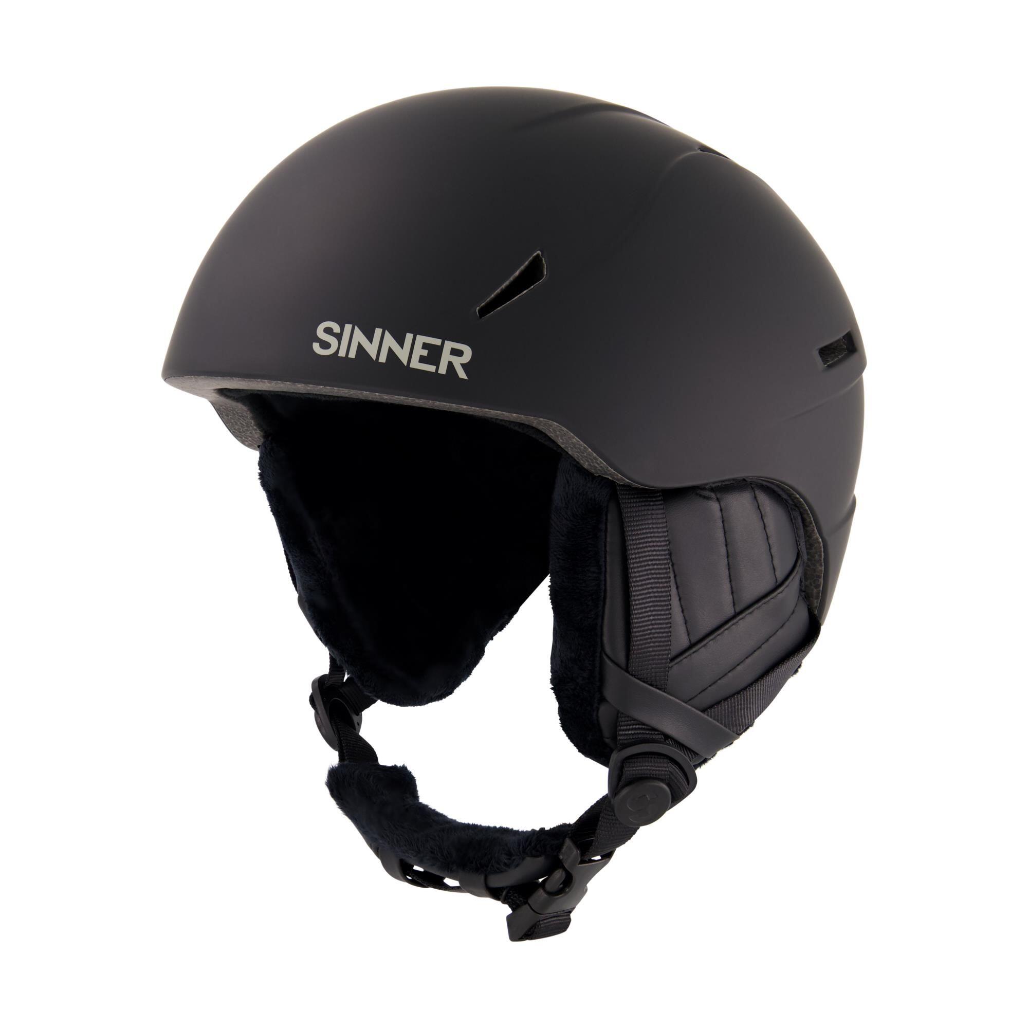 - Ski Sinner Crest Skihelm - Mat Zwart -   cm - Très bon 6/6