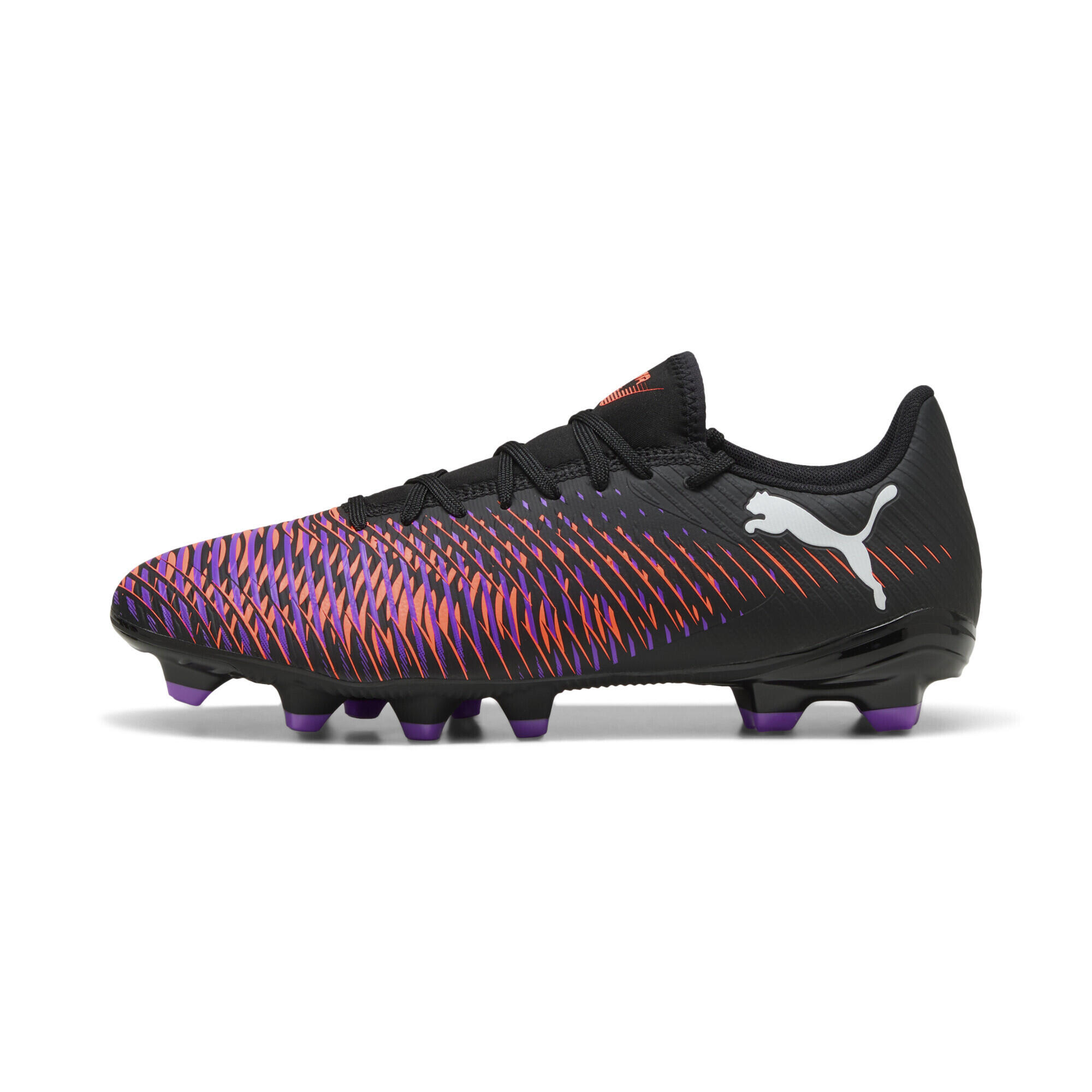 FUTURE 8 PLAY FG/AG voetbalschoenen PUMA Black White Glowing Red 5/7