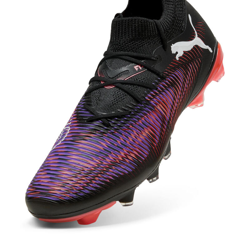 Chaussures de football FUTURE 8 MATCH FG/AG Unisexe PUMA Black White Glowing Red