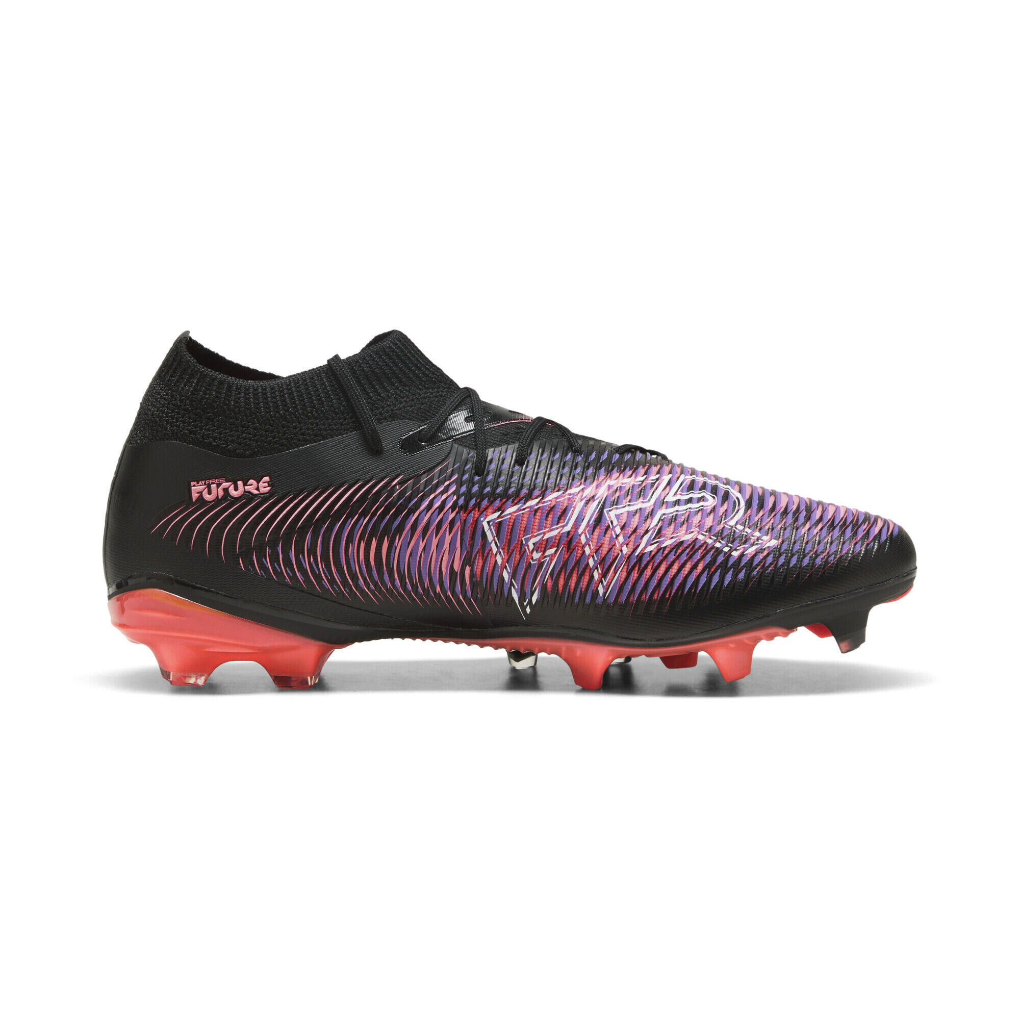 FUTURE 8 MATCH FG/AG voetbalschoenen PUMA Black White Glowing Red 7/7