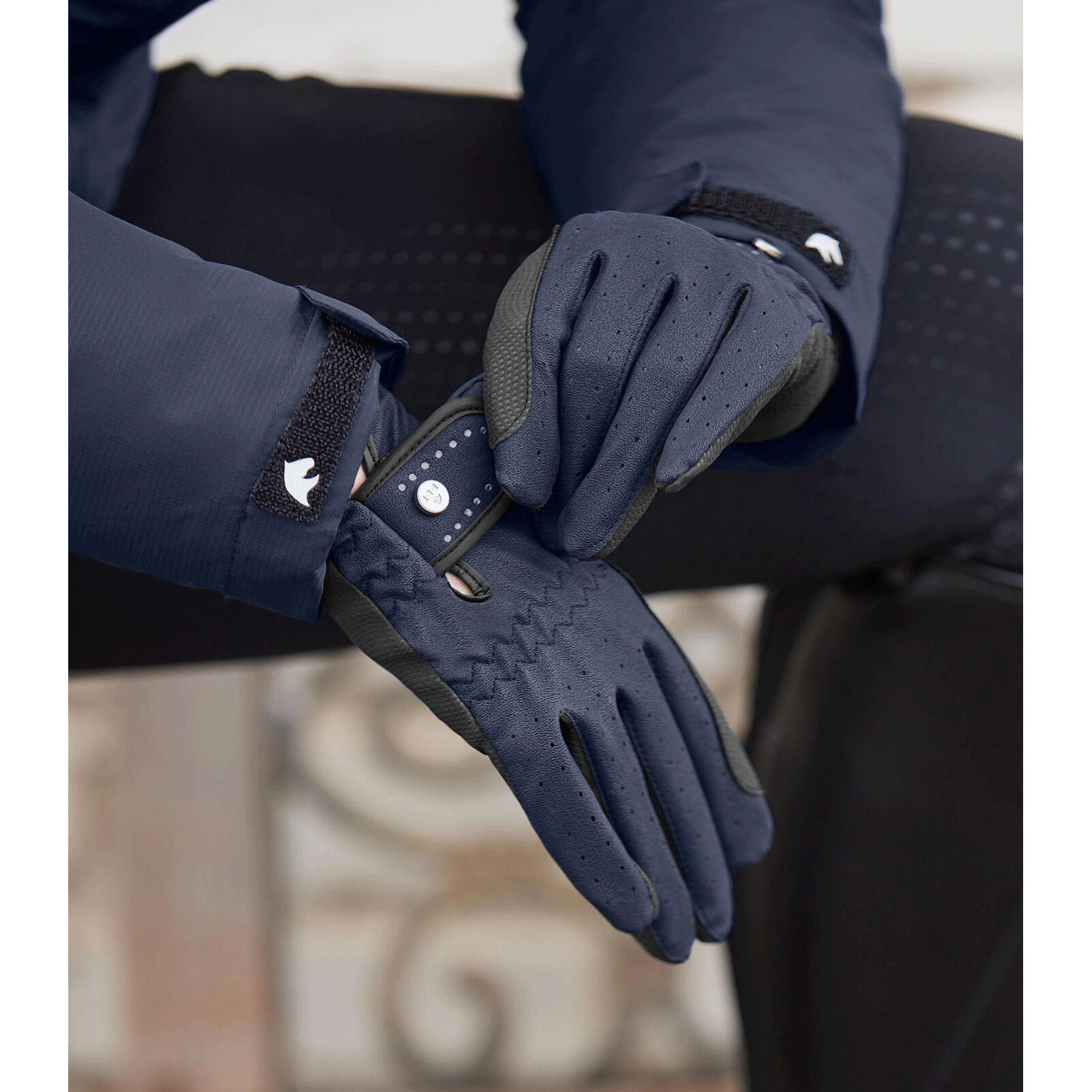 Guanti da equitazione universali in pelle ELT Der Allrounder 2/2