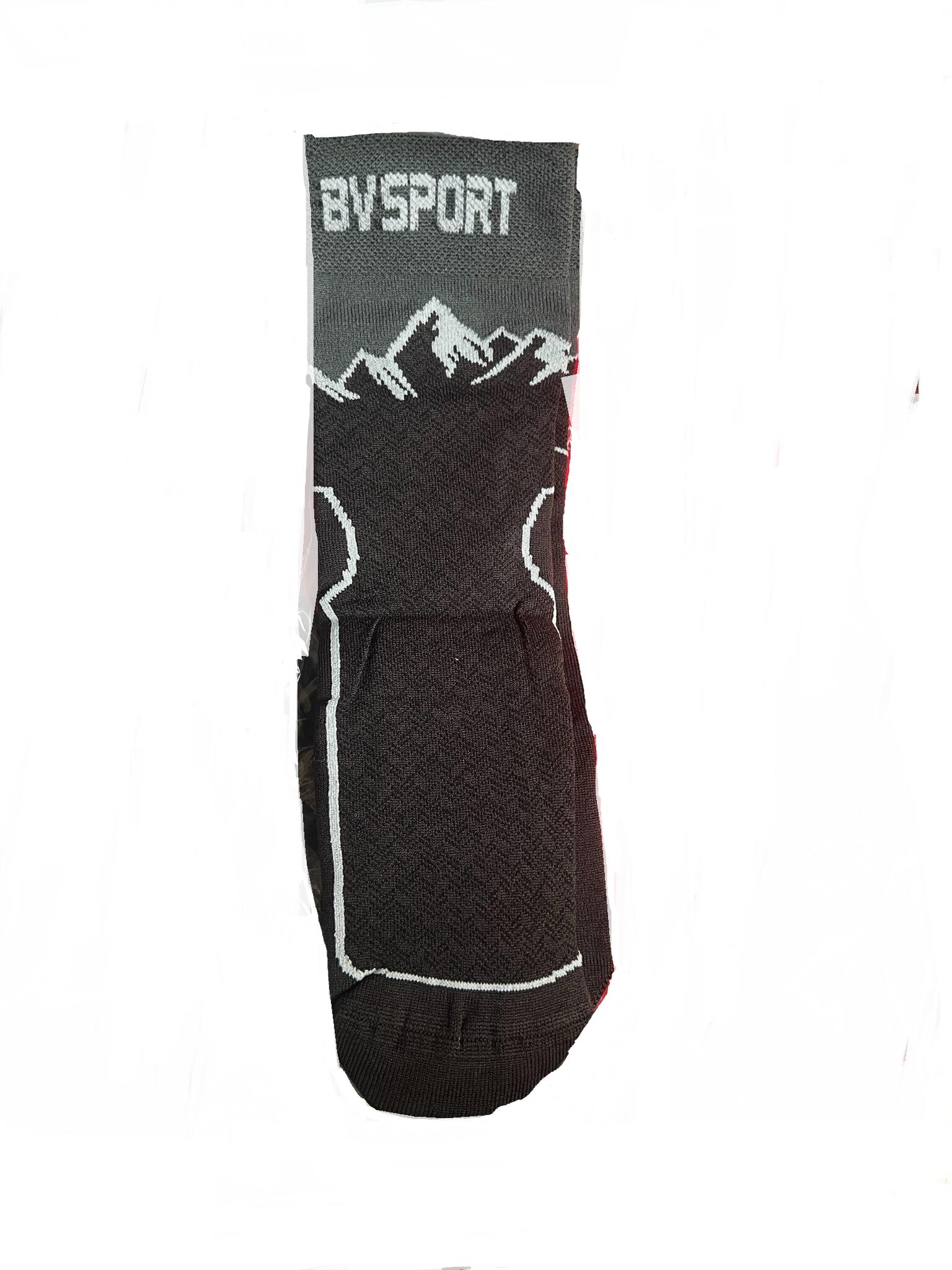 BV Sport Double GR Mid Socks Black 2/2