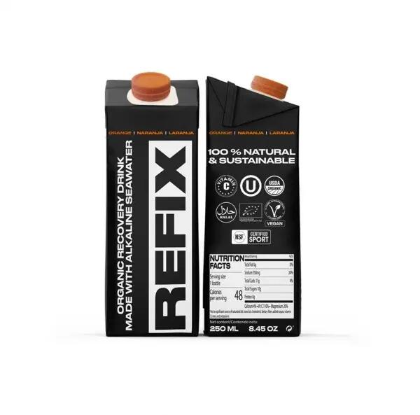 Bautura organica pentru refacere cu portocale, Refix, 250 ml 2/3