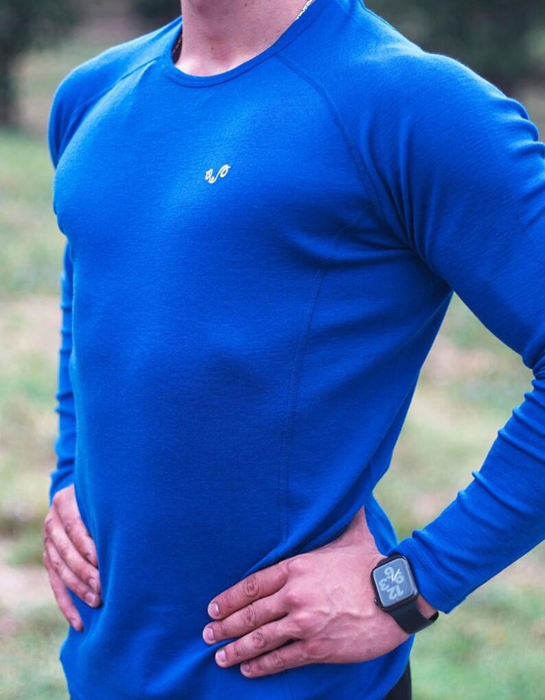 Koszulka termoaktywna męska Woolona Remus z długim rękawem 100% Merino 5/7