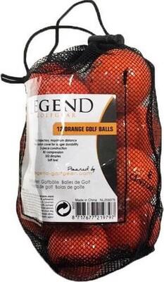 Legend distance golfballen - oranje - 12 stuks