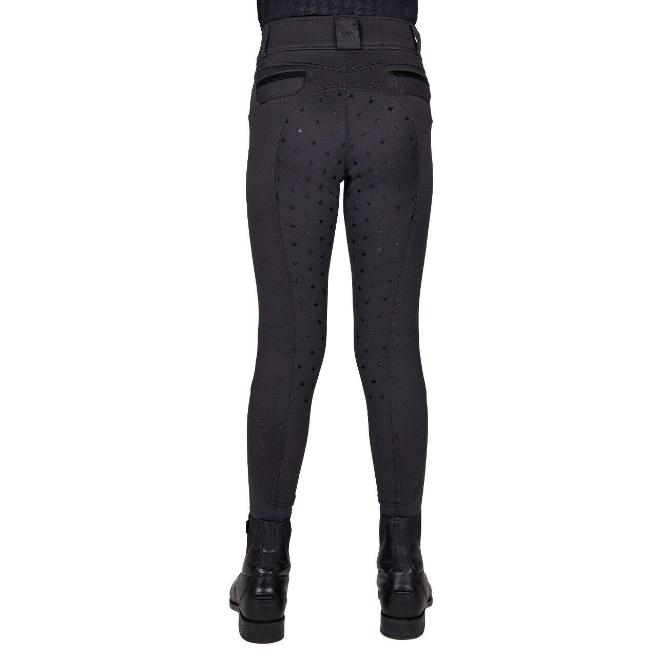 QHP Rijbroek Fayen Junior Full Grip - Ash 3/3