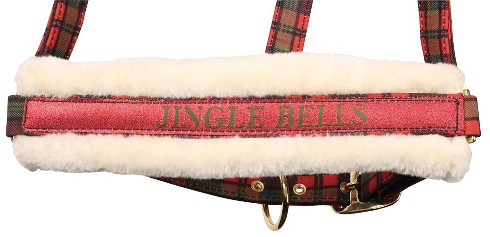 Harry's Horse Halsterset & Muts Check Christmas - Rood (Full) 2/3