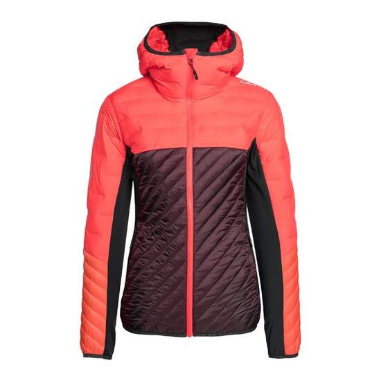 CMP Damen Steppjacke Woman Jacket Hybrid Fix Hood 33Z2546