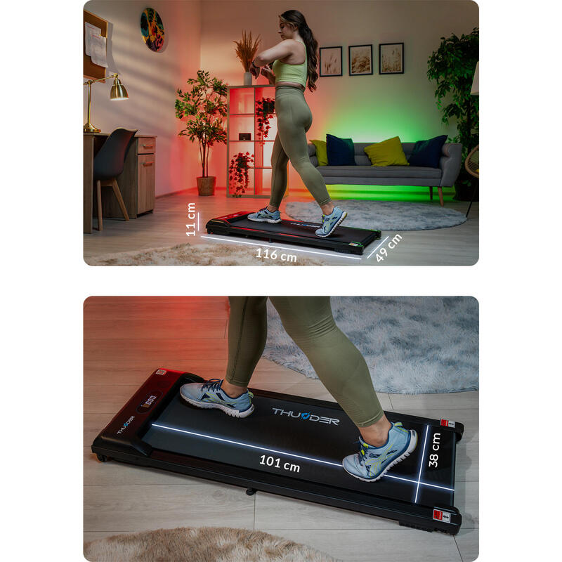 Futópad elektromos 80 kg THUNDER  IDEA 6 km/h