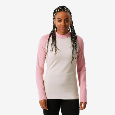 Tweedehands - warm en ademend thermoshirt voor skiën dames bl... - uitstekend