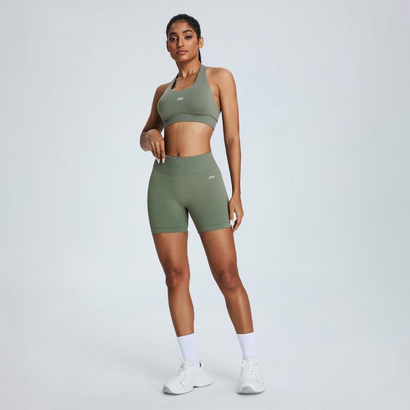 Short Low Sculpt Scrunch - Gris Vert