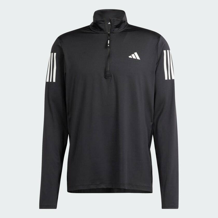 Adidas OTR B HZ Men Running Track Top Black -  4
