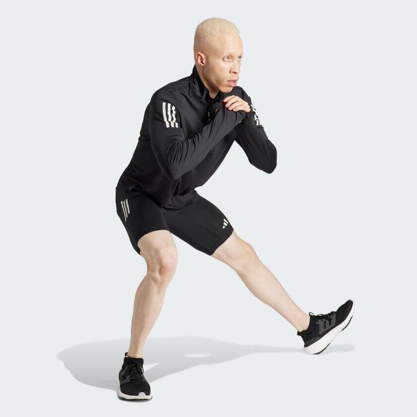 Adidas OTR B HZ Men Running Track Top Black -  3