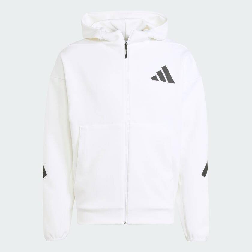 Adidas M Z.N.E. FZ Men Sports Track Top WHITE -  1