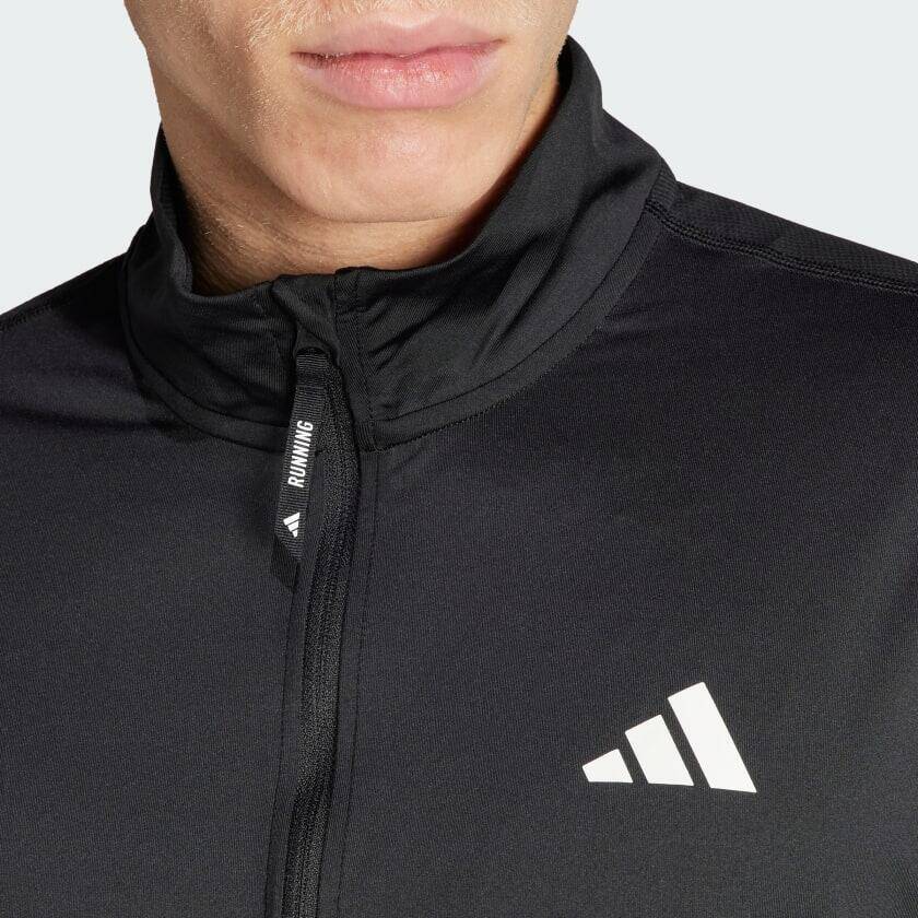 Adidas OTR B HZ Men Running Track Top Black -  5