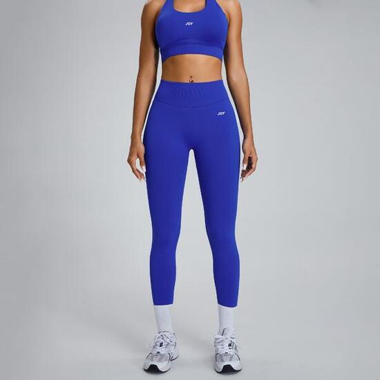 Leggings Push Up Scrunch Vita Bassa Fitness Donna Seamless - Nero