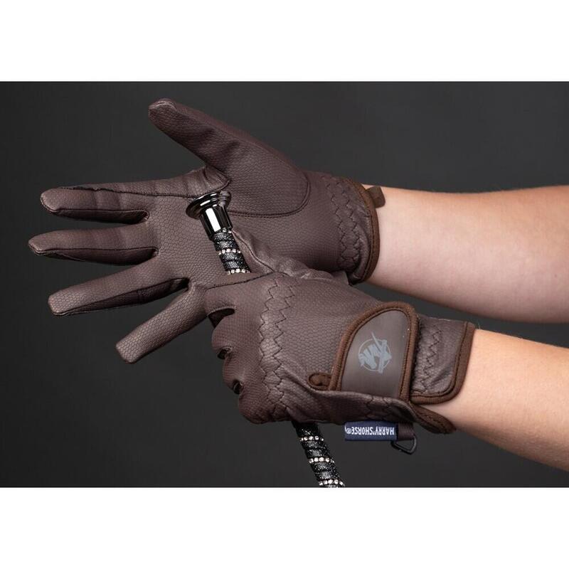 AK Gants D'Équitation Femme Avec Chaîne D'Embouche - Gants Horse Riding AKRS-6119