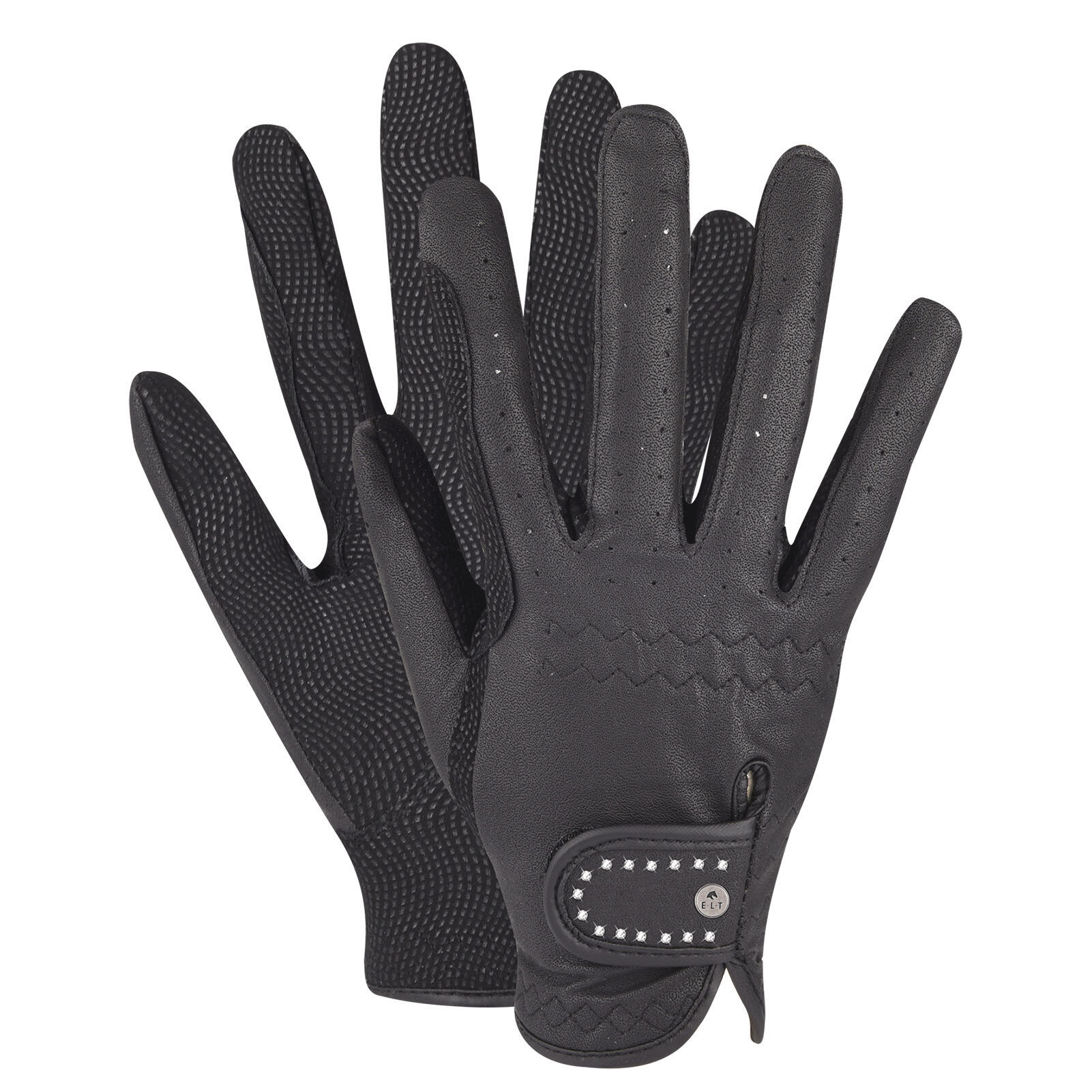 Elt - Gants D'Équitation En Cuir Universels Pour L’hiver Elt Der Allrounder - Gants - Gris|noir - S - Decathlon