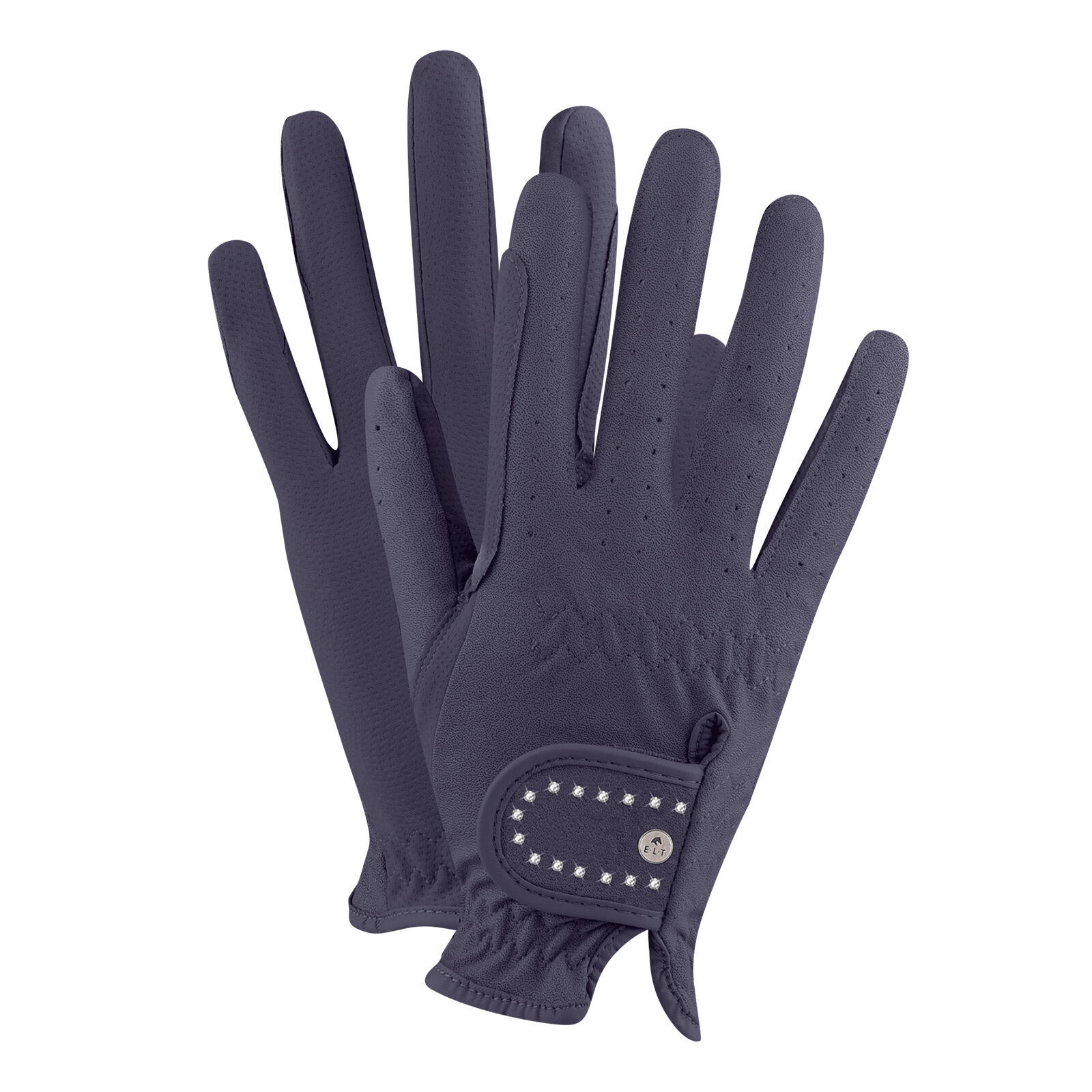 Elt - Gants D'Équitation En Cuir Universels Elt Der Allrounder - Gants - Bleu - 40 M - Decathlon
