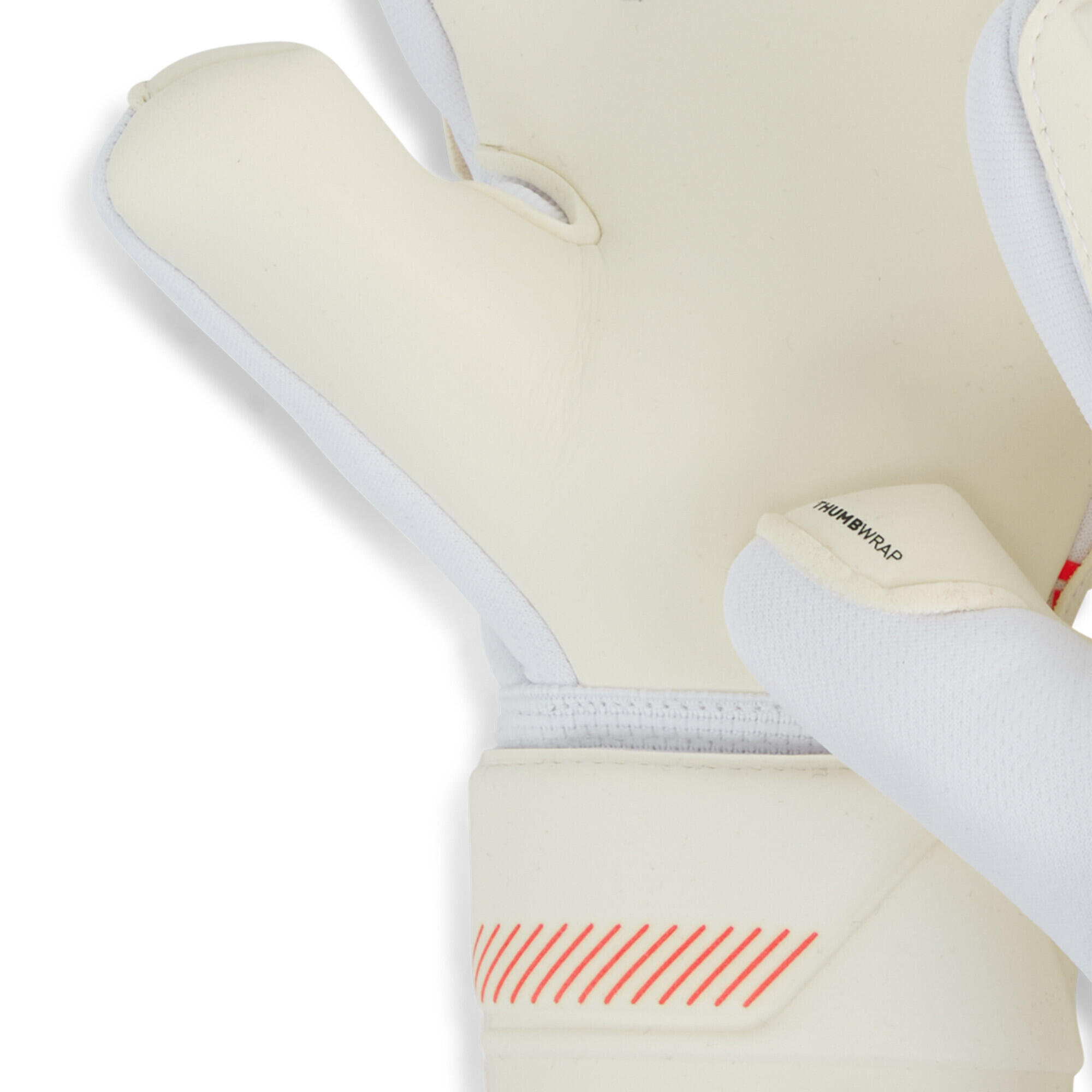 Guanti da portiere ULTRA Pro NC per ragazzi PUMA White Glowing Red Black 3/3