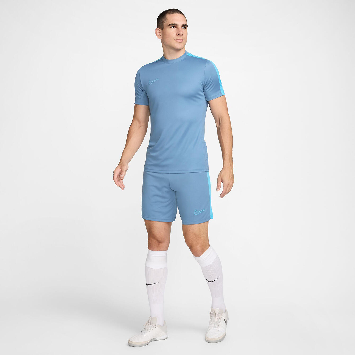 Short Hommes Nike Dri-Fit Academy bleu 3/3