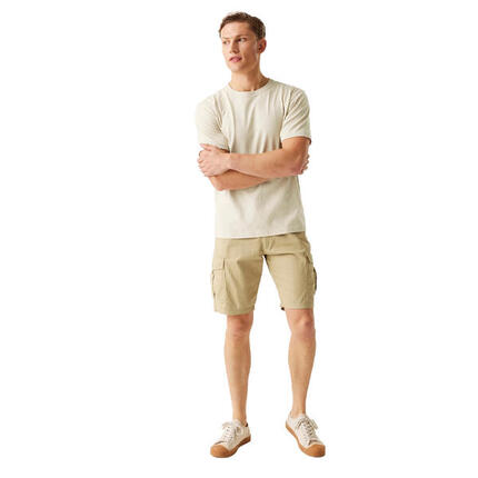 Short Décontracté Style Rétro RUWAN Homme (Beige)