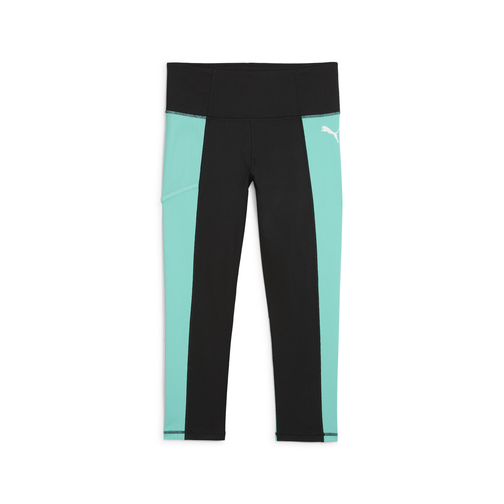 INDIVIDUAL 3/4-padellegging voor dames PUMA Black Aquatic White Green 5/7