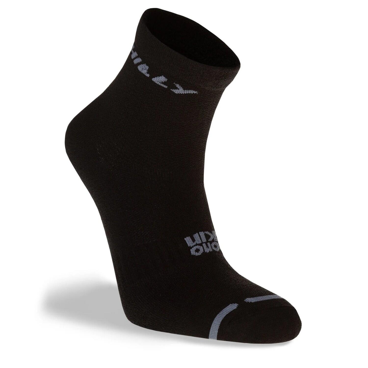 Mens Active Ankle Socks (Black/Grey) 4/4
