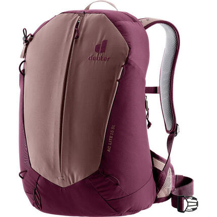 Sac à dos femme Deuter AC Lite 15 SL 15 L Ashrose Cassis ventilé léger recyclé
