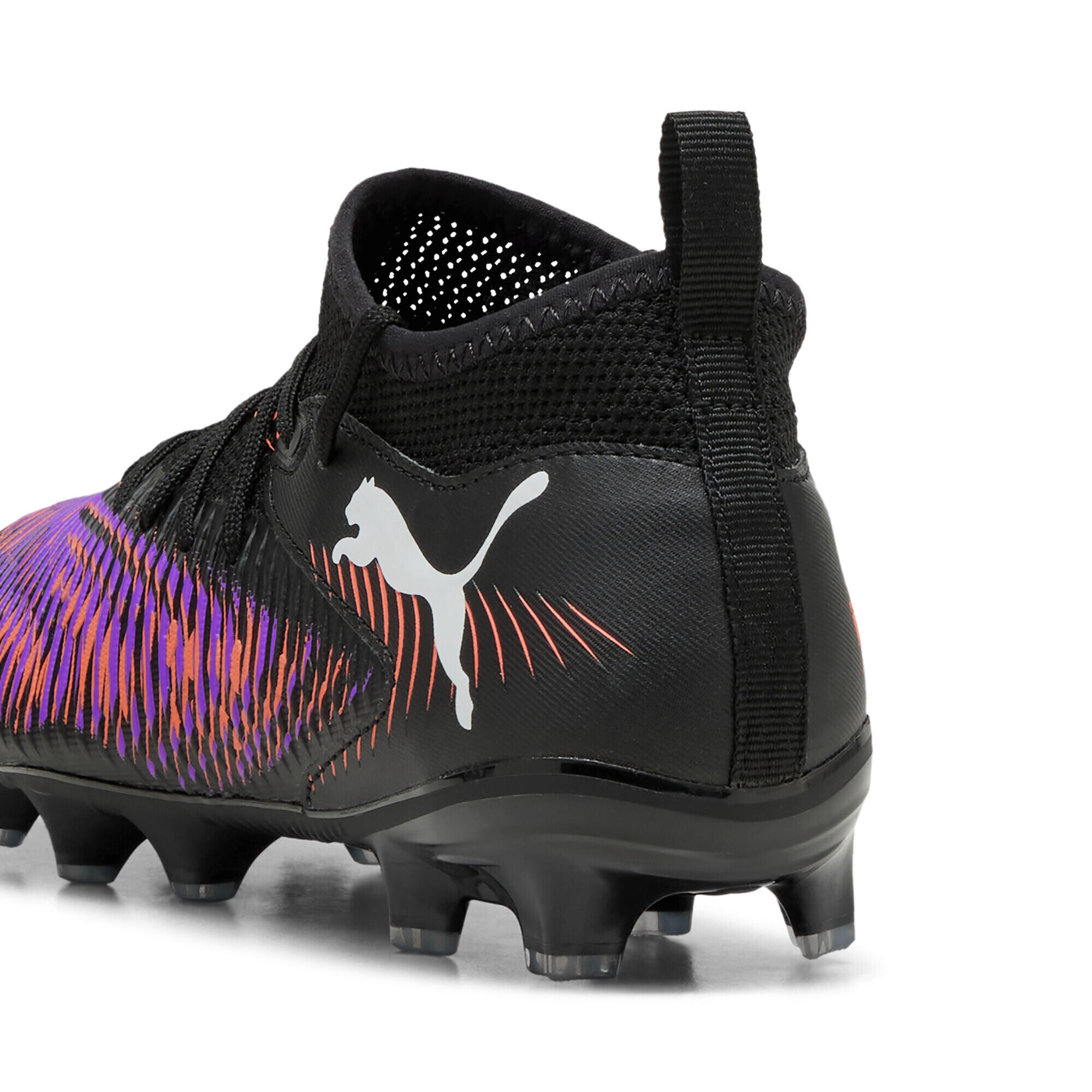 FUTURE 8 MATCH FG/AG voetbalschoenen voor jongeren PUMA Black White Glowing Red 4/7